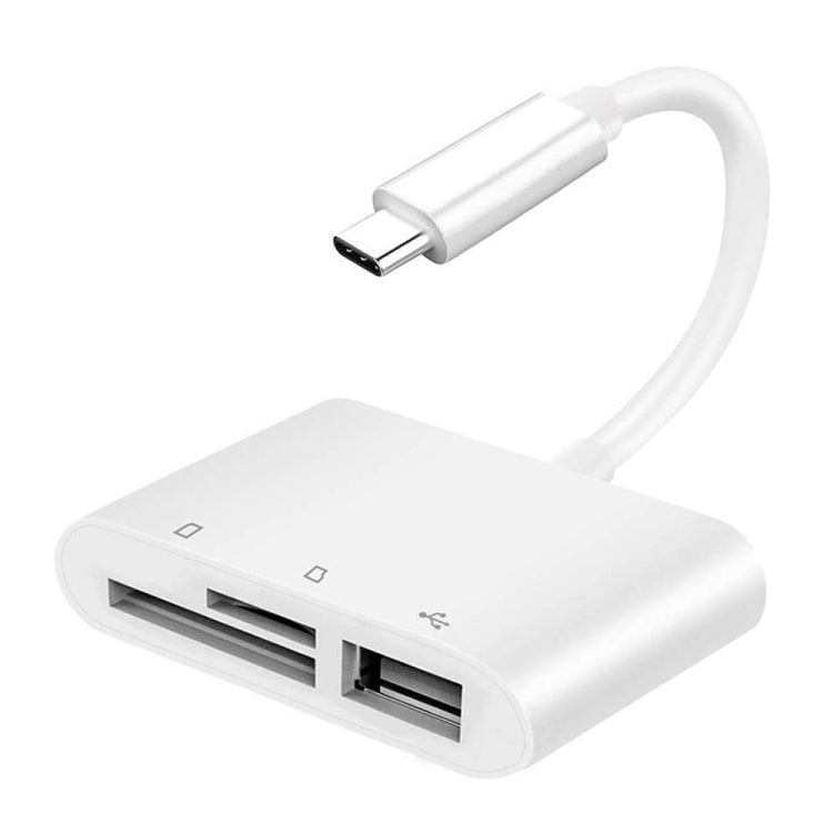 NK103TC Lettore fotocamera 3 in 1 da USB-C/Tipo-C maschio a SD + TF + USB femmina, NK103TC NK103TC Lettore fotocamera 3 in 1 da USB-C/Tipo-C maschio a SD + TF + USB femmina, NK103TC